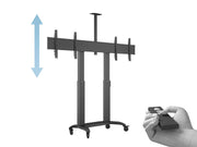 Multibrackets M Motorized Public Floorstand Dual Screen 180 HD | For 60" - 75" Screens Motorised Trolley Multibrackets