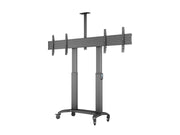 Multibrackets M Motorized Public Floorstand Dual Screen 180 HD | For 60" - 75" Screens Motorised Trolley Multibrackets
