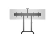 Multibrackets M Motorized Public Floorstand Dual Screen 180 HD | For 60" - 75" Screens Motorised Trolley Multibrackets