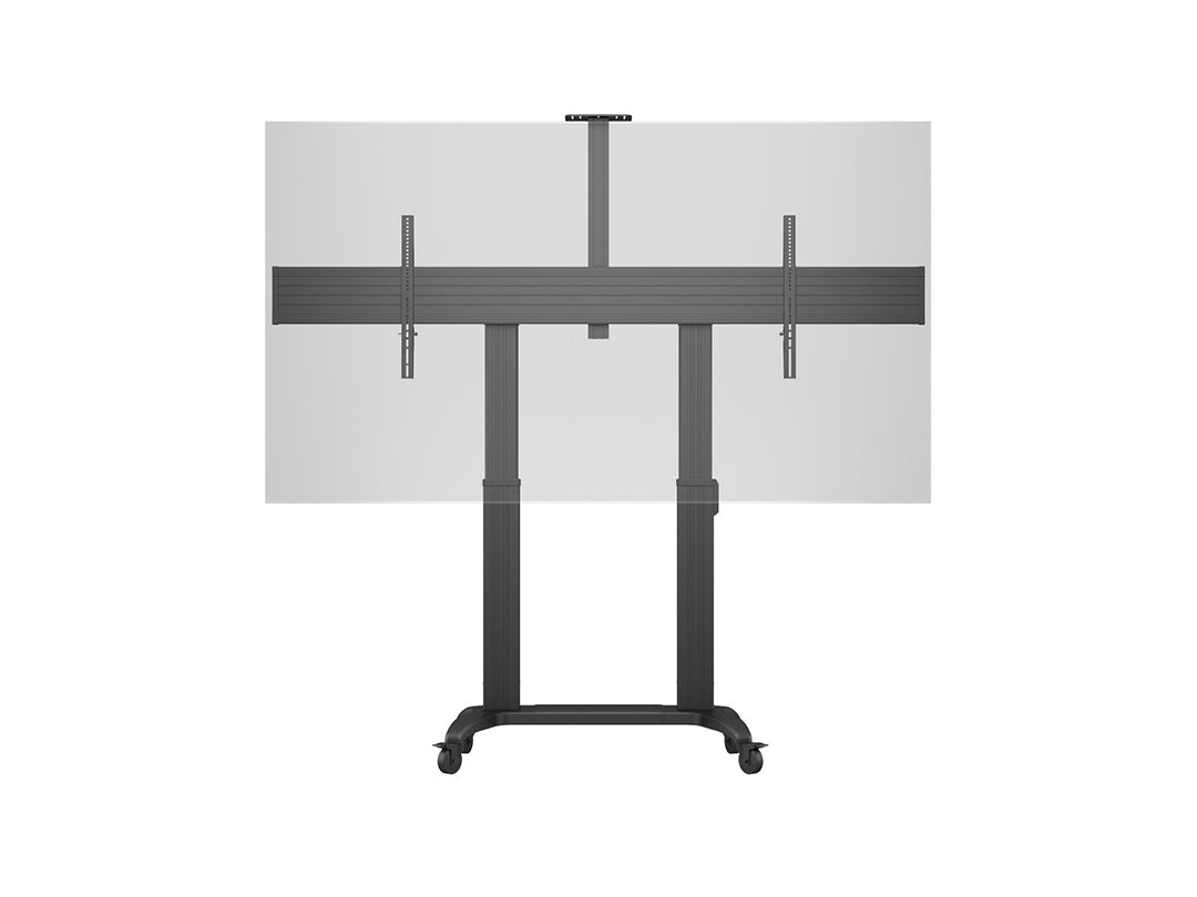 Multibrackets M Motorized Public Floorstand Dual Screen 180 HD | For 60" - 75" Screens Motorised Trolley Multibrackets