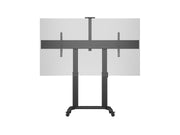Multibrackets M Motorized Public Floorstand Dual Screen 180 HD | For 60" - 75" Screens Motorised Trolley Multibrackets