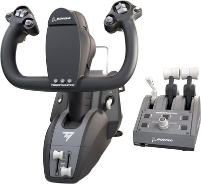Thrustmaster TCA Yoke Pack Boeing Edition Pendular Yoke + Throttle Quadrant | 4460210 Flight Peripheral Thrustmaster