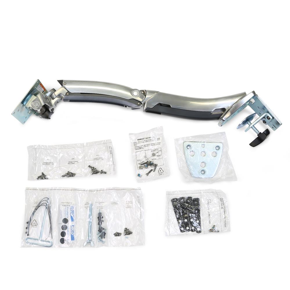 Ergotron Up to 30" MX Desk Mount LCD Arm Silver | 45-214-026 Monitor Arm Desk Mount Ergotron