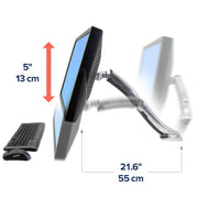 Ergotron Up to 30" MX Desk Mount LCD Arm Silver | 45-214-026 Monitor Arm Desk Mount Ergotron