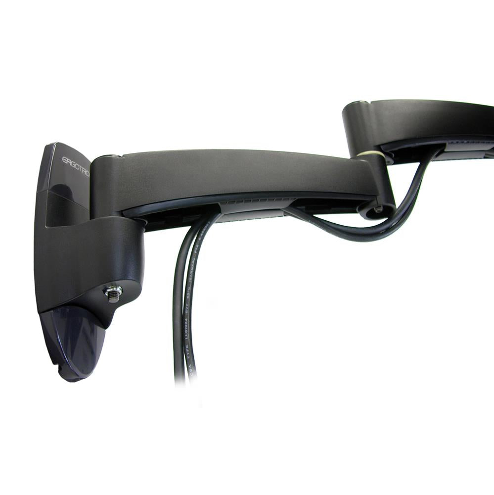Ergotron Up to 24" 200 Series Combo Arm, Black | Keyboard & Monitor Mount | 45-230-200 Monitor Arm Desk Mount Ergotron