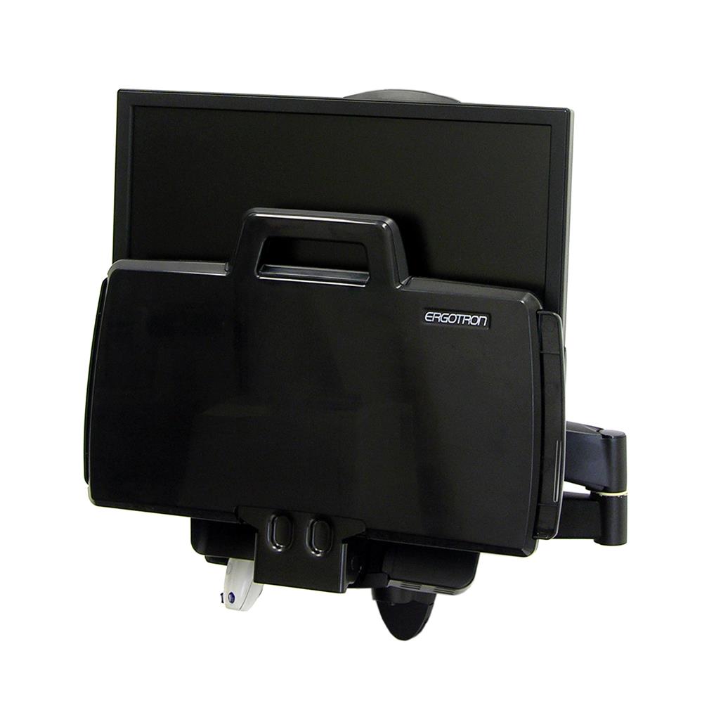 Ergotron Up to 24" 200 Series Combo Arm, Black | Keyboard & Monitor Mount | 45-230-200 Monitor Arm Desk Mount Ergotron
