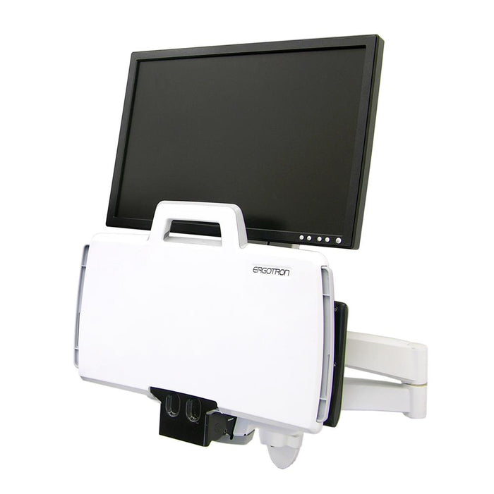 Ergotron 200 Series Combo Arm 24" White Wall Mount | 45-230-216 Wall Mount Bracket Ergotron