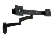 Ergotron 45-231-200 22" 200 Series Dual Monitor Arm | Two Monitor Mount Wall Mount Bracket Ergotron