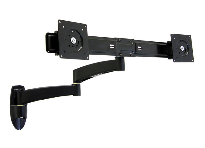 Ergotron 45-231-200 22" 200 Series Dual Monitor Arm | Two Monitor Mount Wall Mount Bracket Ergotron