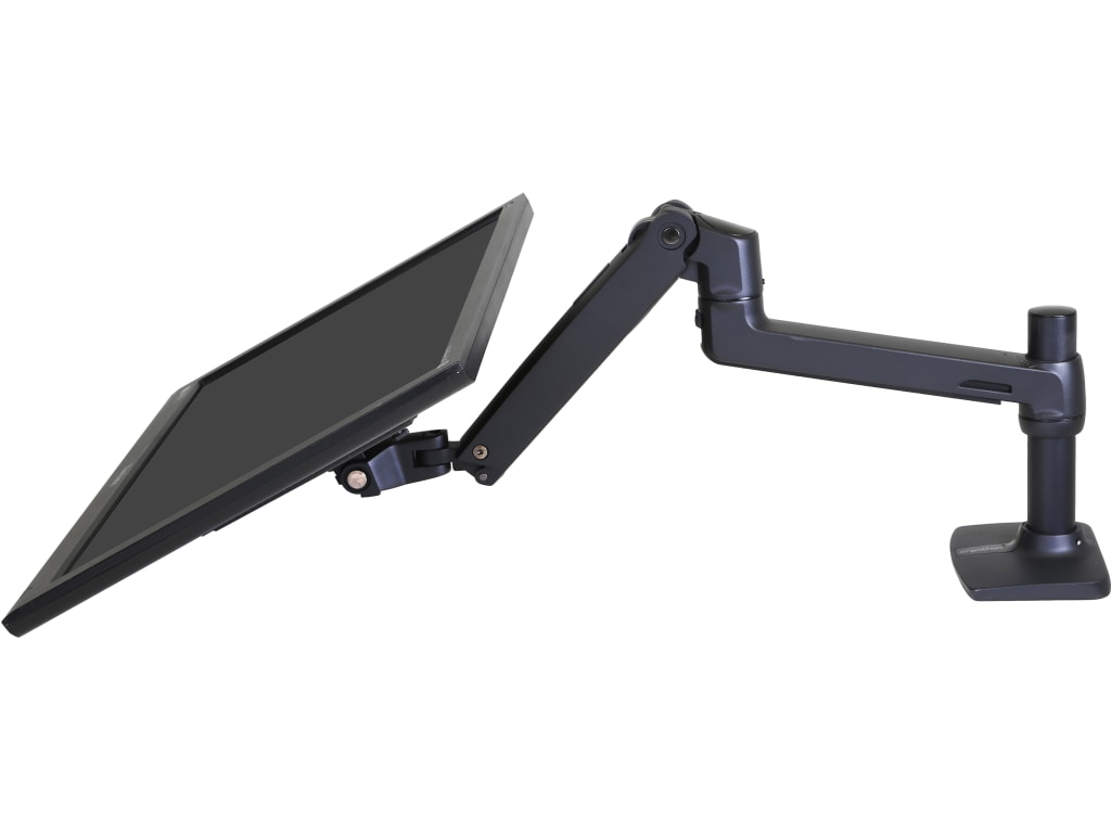 Ergotron Up to 34" LX Desk Mount LCD Monitor Arm Black | 45-241-224 Monitor Arm Desk Mount Ergotron