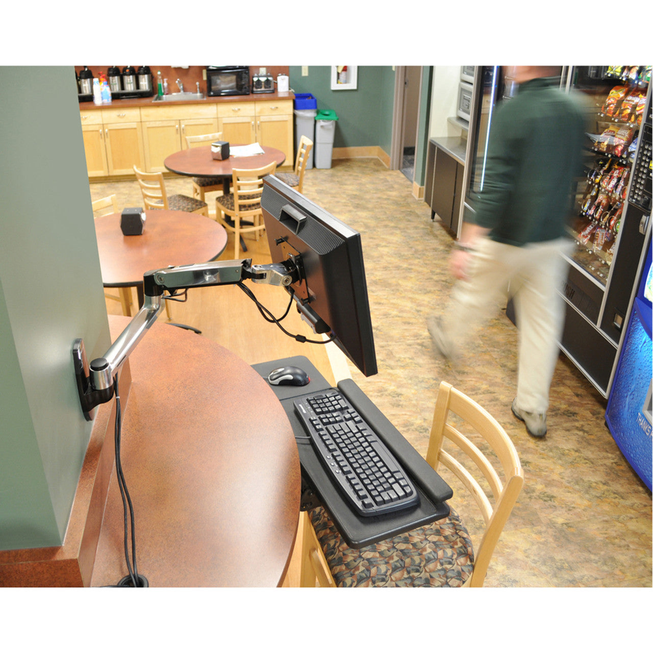 Ergotron Up to 34" LX Aluminium Wall Mount LCD Monitor Arm | 45-243-026 Wall Mount Bracket Ergotron
