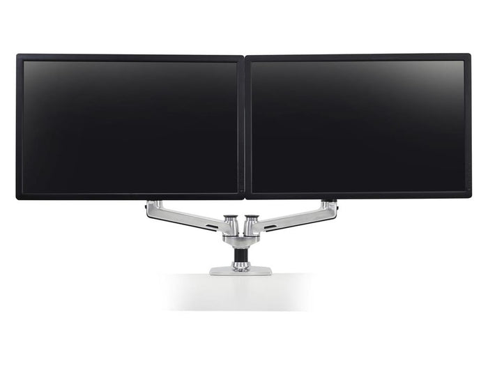 Ergotron Up to 27" LX Dual/Multi LCD Monitor Arm Aluminium | 45-245-026 Monitor Arm Desk Mount Ergotron