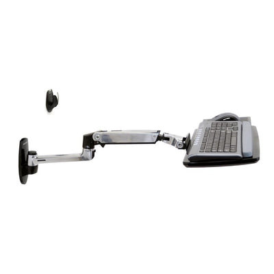 Ergotron LX Wall Mount Keyboard Arm Silver | 45-246-026 Ergotron Wall Mount Keyboard Ergotron