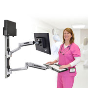 Ergotron 20" LX Sit-Stand Wall Mount System | 45-359-026 Wall Mount Bracket Ergotron