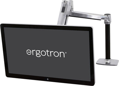 Ergotron 42" LX Sit-Stand Desk Mount LCD Arm | 45-360-026 Monitor Arm Desk Mount Ergotron