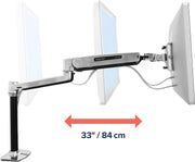 Ergotron 42" LX Sit-Stand Desk Mount LCD Arm | 45-360-026 Monitor Arm Desk Mount Ergotron