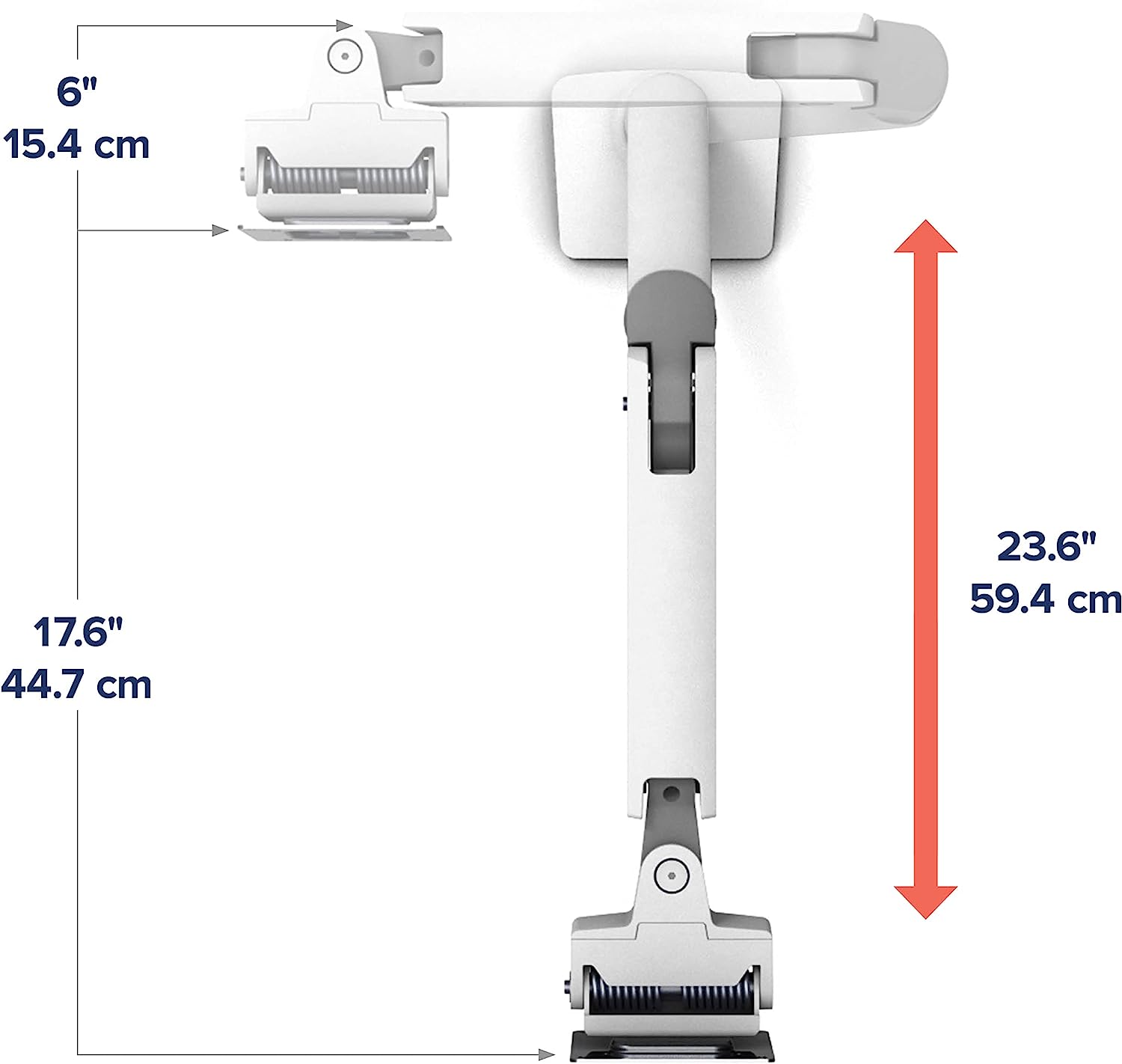 Ergotron Up to 42" HX LCD Arm Sit-Stand Desk Mount White | 45-475-216 Monitor Arm Desk Mount Ergotron
