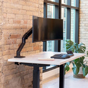 Ergotron Up to 42" HX LCD Arm Sit-Stand Desk Mount Black | 45-475-224 Monitor Arm Desk Mount Ergotron