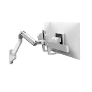 Ergotron 45-479-216 32" HX Wall Dual Monitor Arm | White Wall Mount Bracket Ergotron