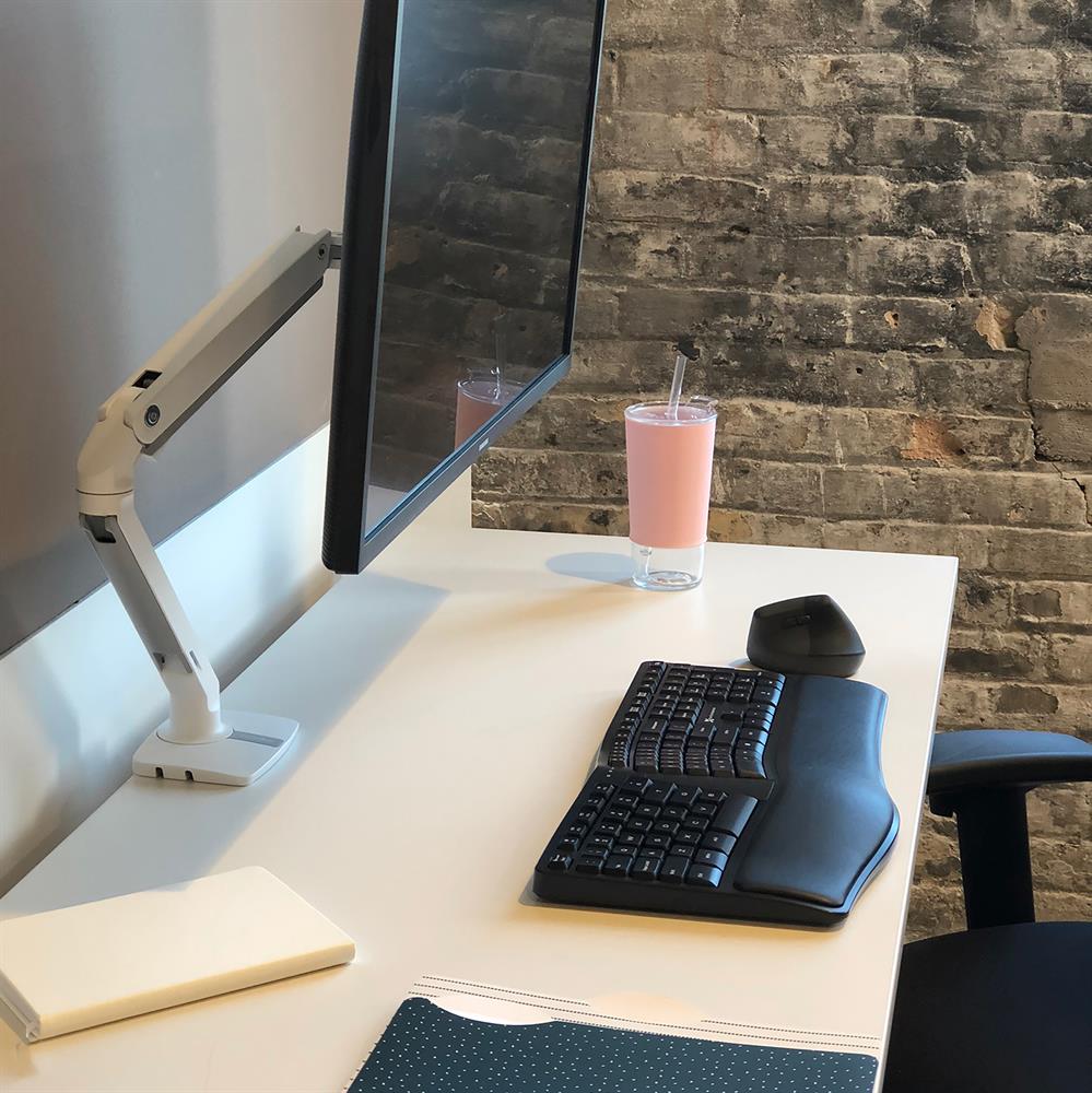 Ergotron Up to 34" MXV LCD Arm Desk Mount | 45-486-216 Monitor Arm Desk Mount Ergotron