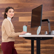 Ergotron Up to 34" MXV LCD Arm Desk Mount | 45-486-224 Monitor Arm Desk Mount Ergotron