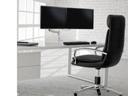 Ergotron Up to 25" LX Dual/Multi LCD Direct Arm Desk Mount White | 45-489-216 Monitor Arm Desk Mount Ergotron