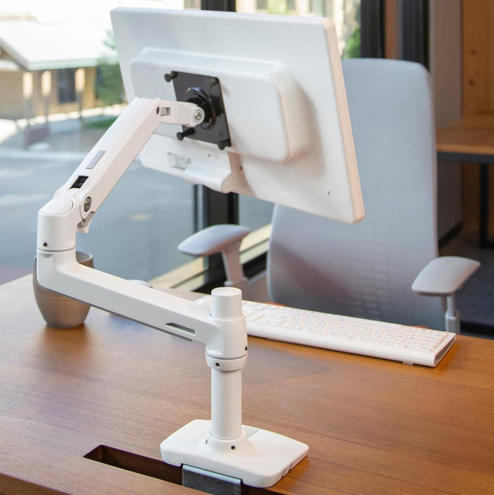 Ergotron 34" LX Desk Mount LCD Monitor Arm White - 45-490-216