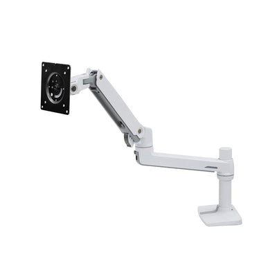 Ergotron Up to 34" LX Desk Mount LCD Monitor Arm White | 45-490-216 Monitor Arm Desk Mount Ergotron