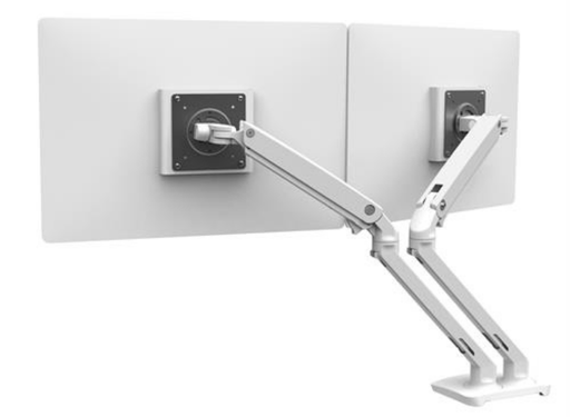 Ergotron MXV Desk Dual Monitor Arm - For Up To 24" Screens - (White) | 45-496-216