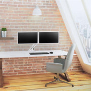 Ergotron 24" MXV Desk Dual Monitor Arm | 45-496-216 Monitor Arm Desk Mount Ergotron