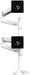 Ergotron 40" LX Dual/Multi LCD Stacking Arm Tall Pole Desk Mount - 45-509-216