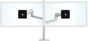 Ergotron Up to 40" LX Dual/Multi LCD Stacking Arm Tall Pole Desk Mount | 45-509-216 Monitor Arm Desk Mount Ergotron