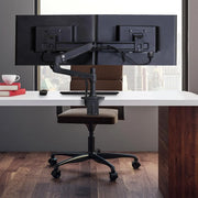 Ergotron 40" LX Dual LCD Stacking Arm Tall Pole Desk Mount | 45-509-224 Monitor Arm Desk Mount Ergotron