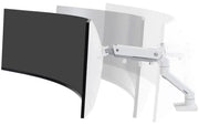 Ergotron 49" Ultra-Wide Curved HX Desk Monitor Arm With HD Pivot | 45-647-216 Monitor Arm Desk Mount Ergotron