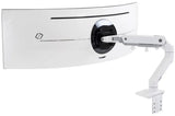 Ergotron 49" Ultra-Wide Curved HX Desk Monitor Arm With HD Pivot | 45-647-216