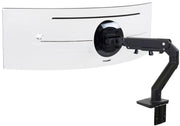 Ergotron Up to 49" Ultra-Wide Curved HX Desk Monitor Arm With HD Pivot | 45-647-224 Monitor Arm Desk Mount Ergotron