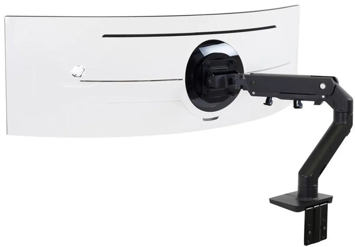 Ergotron Up to 49" Ultra-Wide Curved HX Desk Monitor Arm With HD Pivot | 45-647-224 Monitor Arm Desk Mount Ergotron