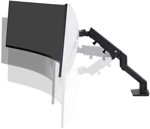 Ergotron 49" Ultra-Wide Curved HX Desk Monitor Arm With HD Pivot - 45-647-224