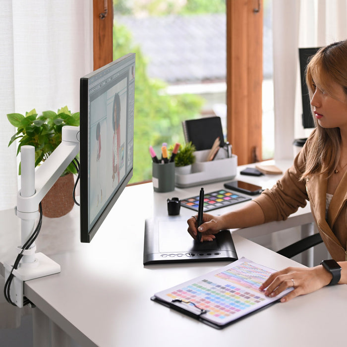 Ergotron Up to 34" NX Monitor Arm Desk Mount | 45-669-216 Monitor Arm Desk Mount Ergotron