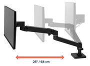 Ergotron Up To 34 LX Pro Desk Monitor Arm | 45-682-292 Monitor Arm Desk Mount Ergotron
