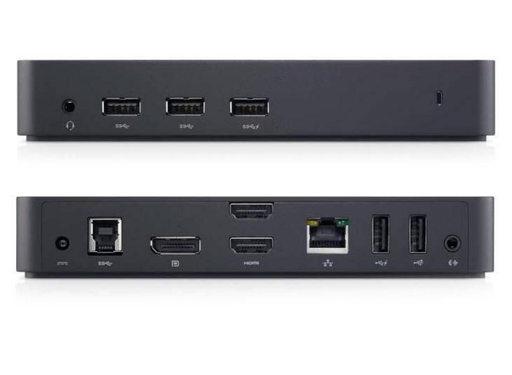 Dell USB 3.0 Ultra HD Triple Video Docking Station | 452-BBOP Docks & Port Replicators Dell