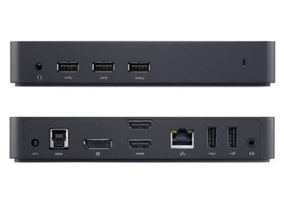 Dell USB 3.0 Ultra HD Triple Docking Station | 452-BBOU Docks & Port Replicators Dell