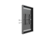 Multibrackets M Pro Series Enclosure 55" Column Medium Black Signage Display Enclosures Multibrackets