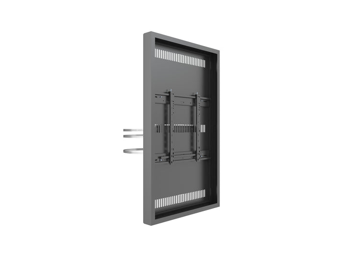 Multibrackets M Pro Series Enclosure 55" Column Medium Black Signage Display Enclosures Multibrackets