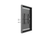 Multibrackets M Pro Series Enclosure 55" Column Medium Black Signage Display Enclosures Multibrackets
