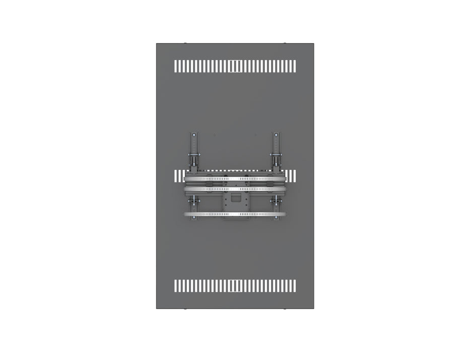 Multibrackets M Pro Series Enclosure 55" Column Medium Black Signage Display Enclosures Multibrackets