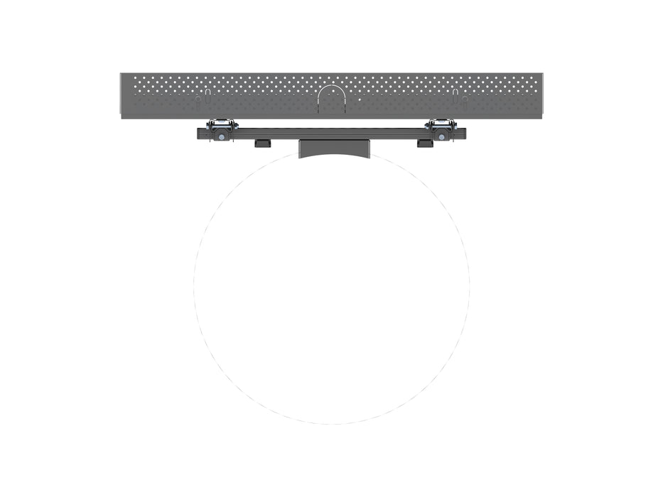 Multibrackets M Pro Series Enclosure 55" Column Medium Black Signage Display Enclosures Multibrackets