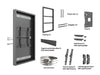 Multibrackets M Pro Series Enclosure 55" Column Medium Black Signage Display Enclosures Multibrackets