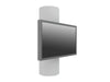 Multibrackets M Pro Series Enclosure 55" Column Medium Black Signage Display Enclosures Multibrackets