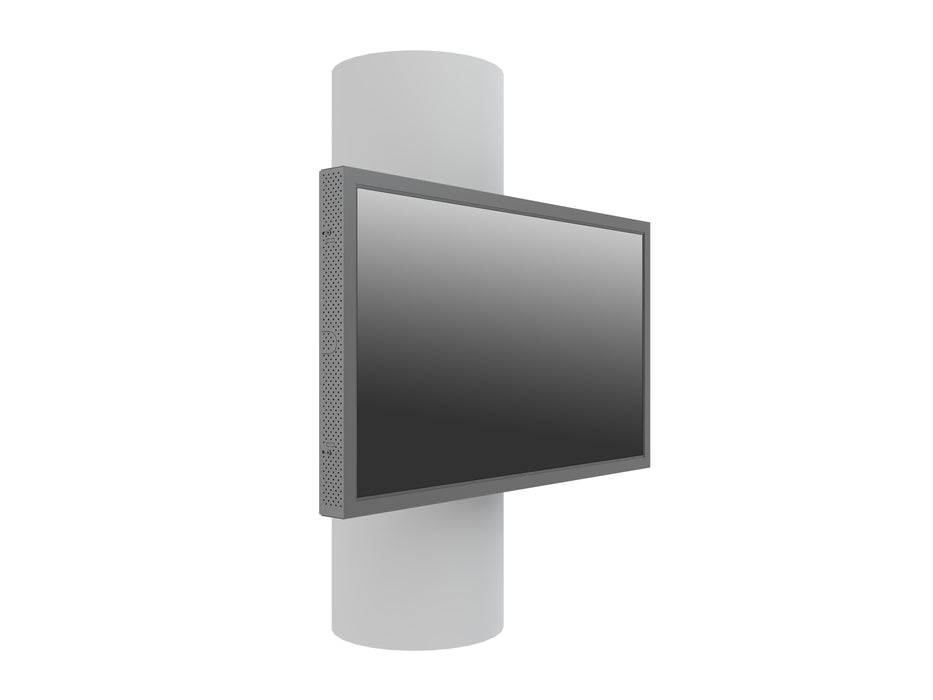 Multibrackets M Pro Series Enclosure 55" Column Medium Black Signage Display Enclosures Multibrackets